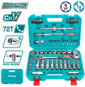 Универсальный набор инструментов Total THT121602 (62 предмета)