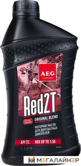 Моторное масло AEG Lubricants Universal 2T Motor Oil API TC 1л