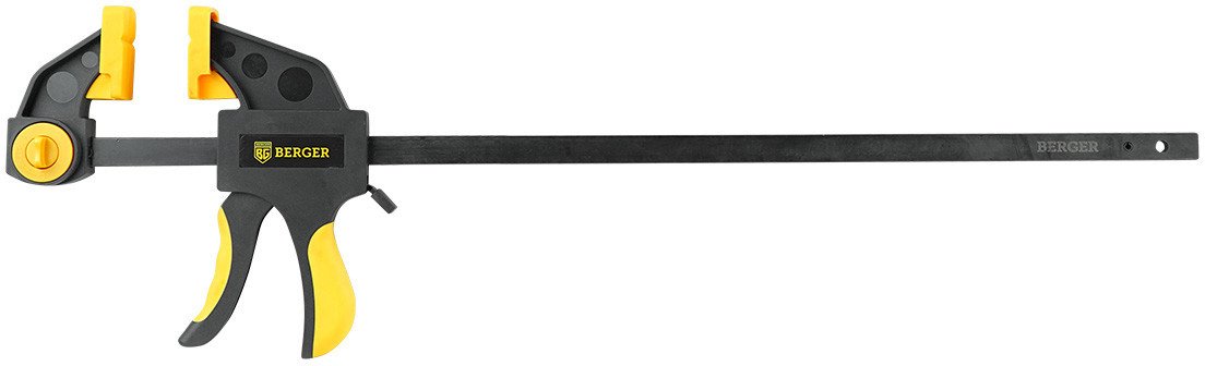 Струбцина Berger Быстрозажимная 70x450мм, зажим до 60кг BG1931