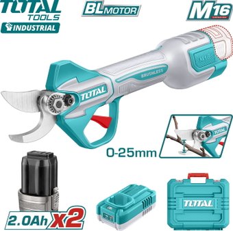 Секатор Total TSSLI162582 (с 2-мя АКБ, кейс)