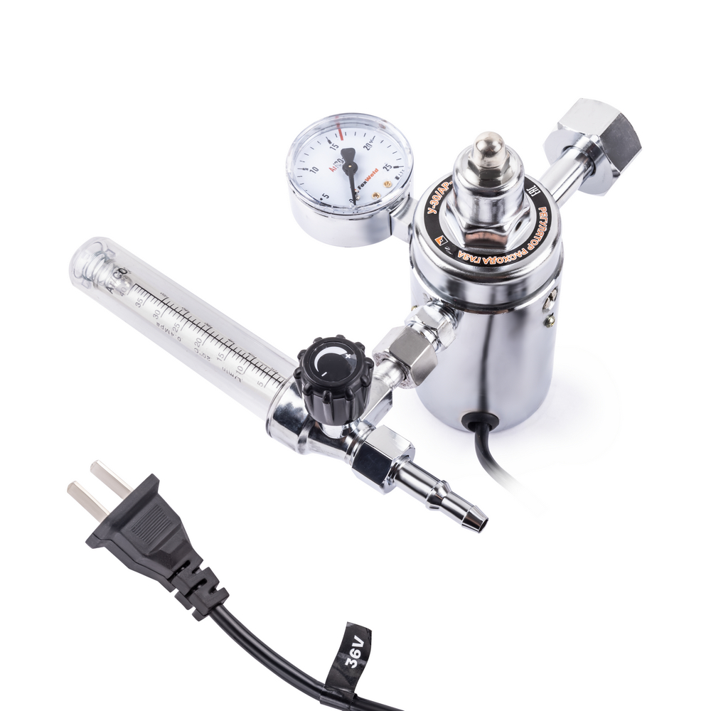 Регулятор расхода газа с подогревателем FoxWeld У-30/АР-40-1P-36В (универсальный)