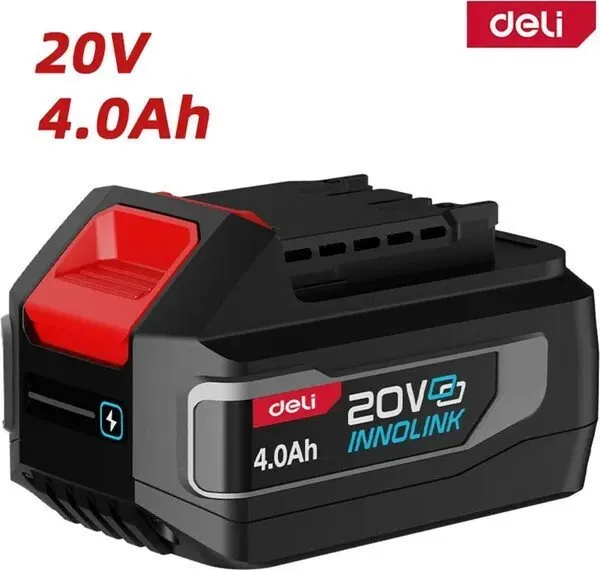 Аккумулятор Deli EDE-DC20A4 (20В/4 Ah) купить в Минске с доставкой
