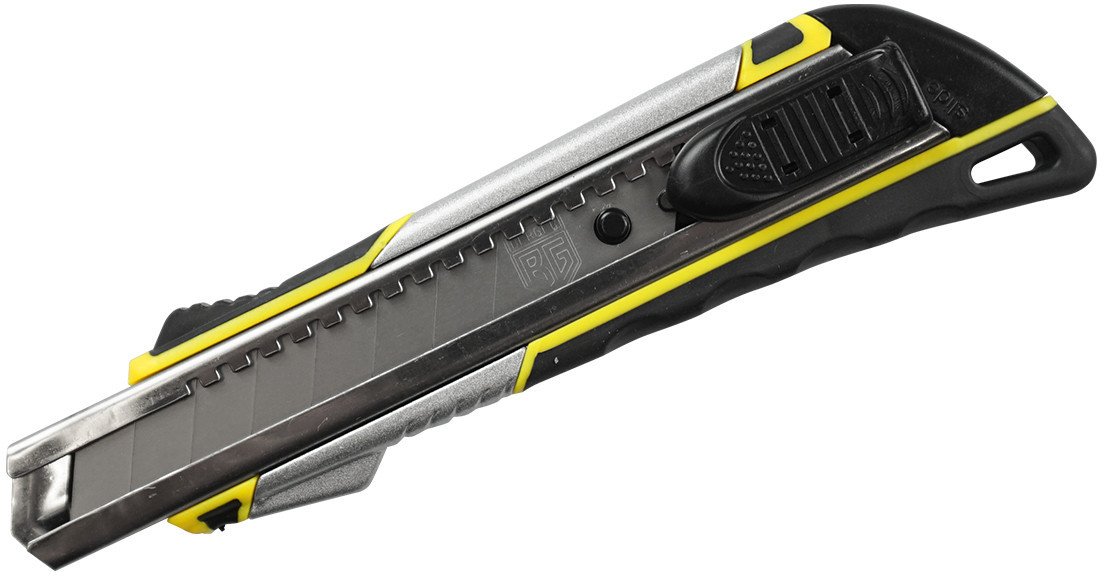 Нож строительный Berger Металлический с сегментированным лезвием 18мм BG1351