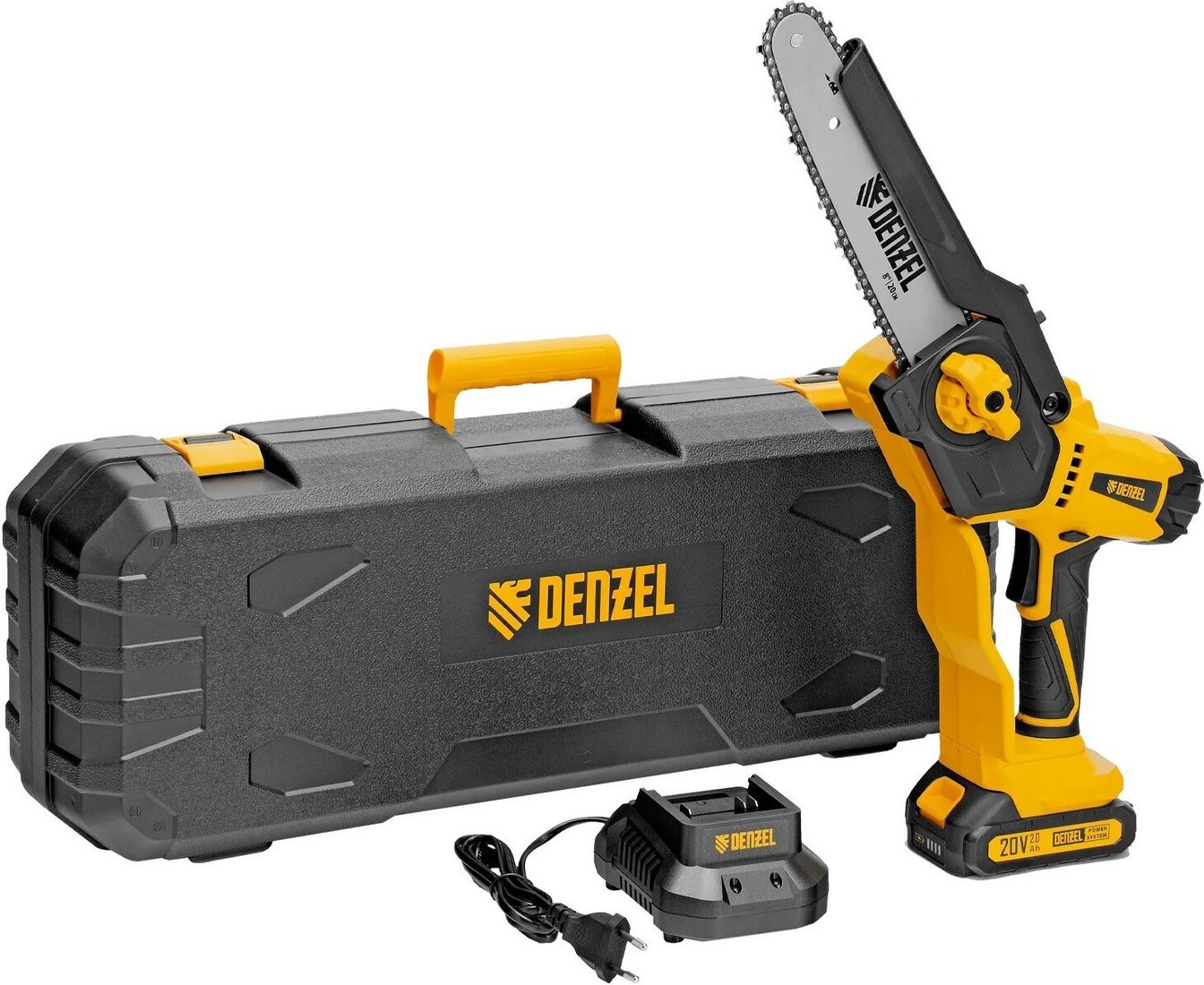Аккумуляторная пила Denzel СCS-200BL (с 1-им АКБ, кейс)