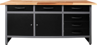 Стол-верстак Baumeister Карстен BTC-008 (антрацит)