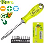 Набор отвертка с битами Dyllu DTSS1612