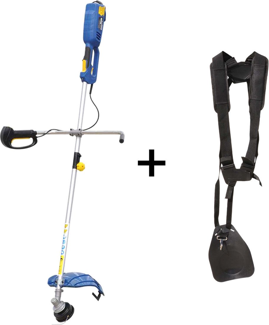 Триммер электрический KATANA TP8000S-1 (ПЛАВНЫЙ ПУСК!!! 1,4кВт, ремень, 3Т нож ,  велос. руль)