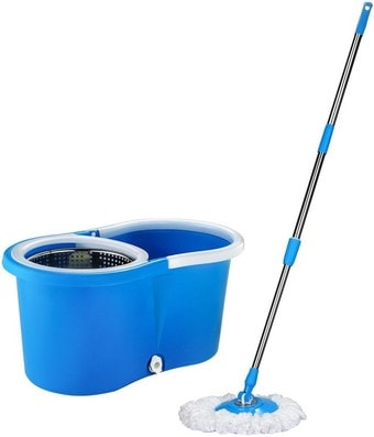 Швабра с отжимом Deko DKFM09 с металлической центрифугой