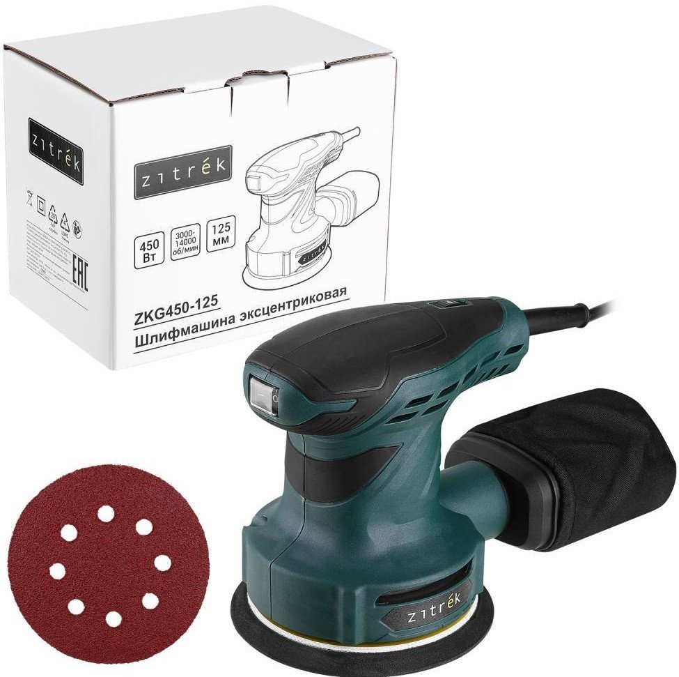 Эксцентриковая шлифмашина Zitrek ZKG450-125 085-1050