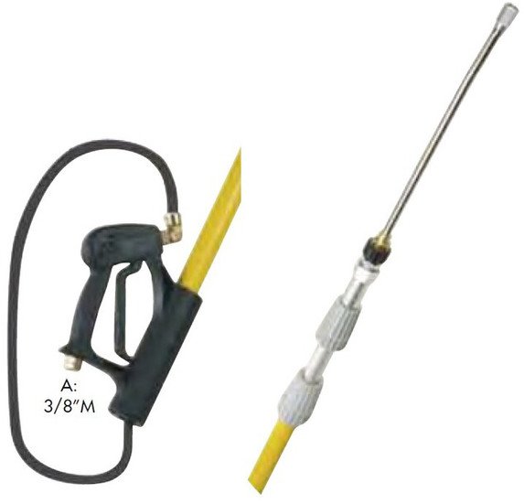 Пистолет с телескопической трубкой для мойки, 2-5 м, Lavor 3.749.0488