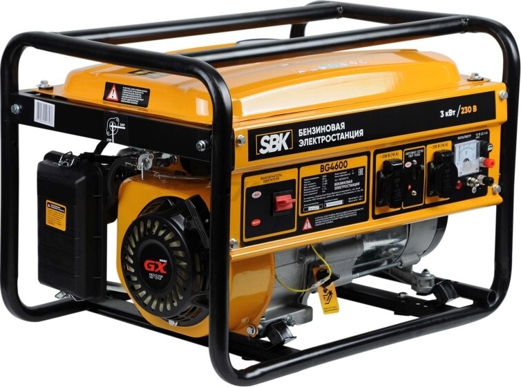 Бензиновый генератор SBK BG4600