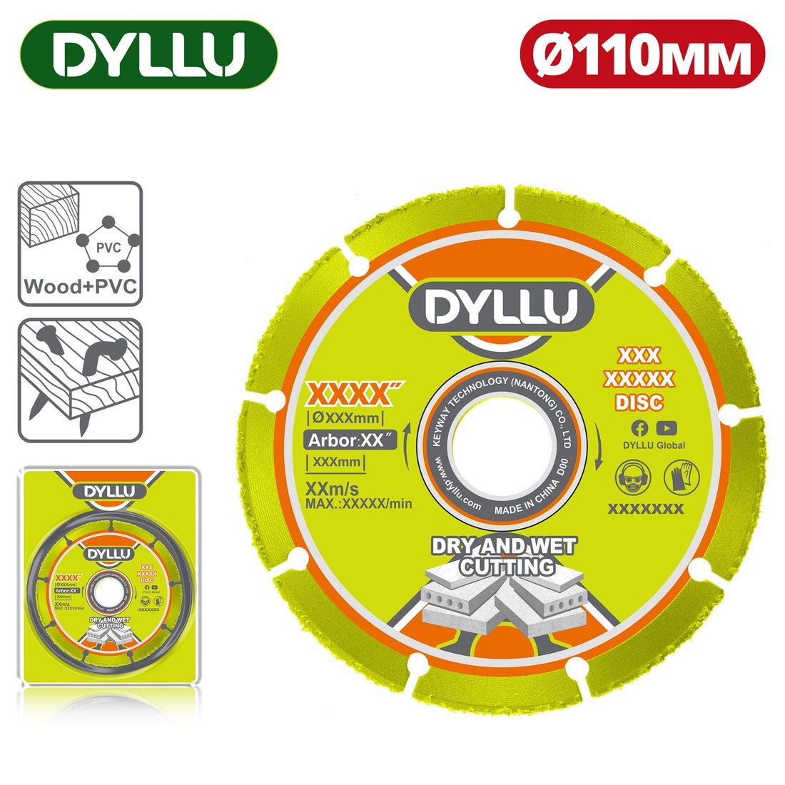 Отрезной диск Dyllu DTCD1K43