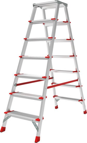Лестница-стремянка Новая высота NV 3127 (2x7 ступеней)