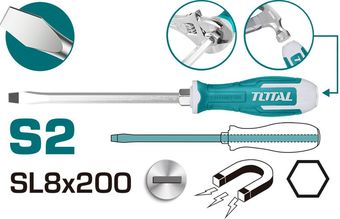 Отвертка Total THGS82006