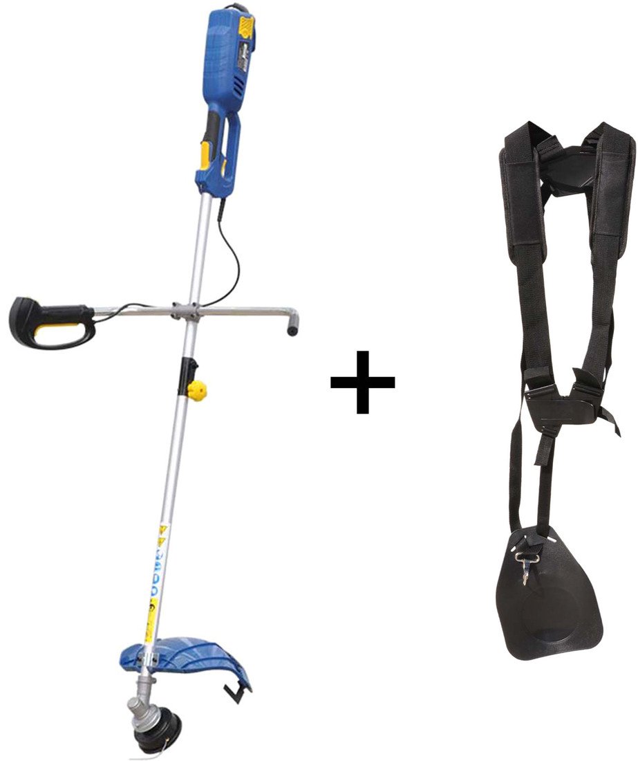 Триммер электрический KATANA TP8000-1 (1,4кВт, ремень, 3Т нож ,  велос. руль, полуавт. гол .)