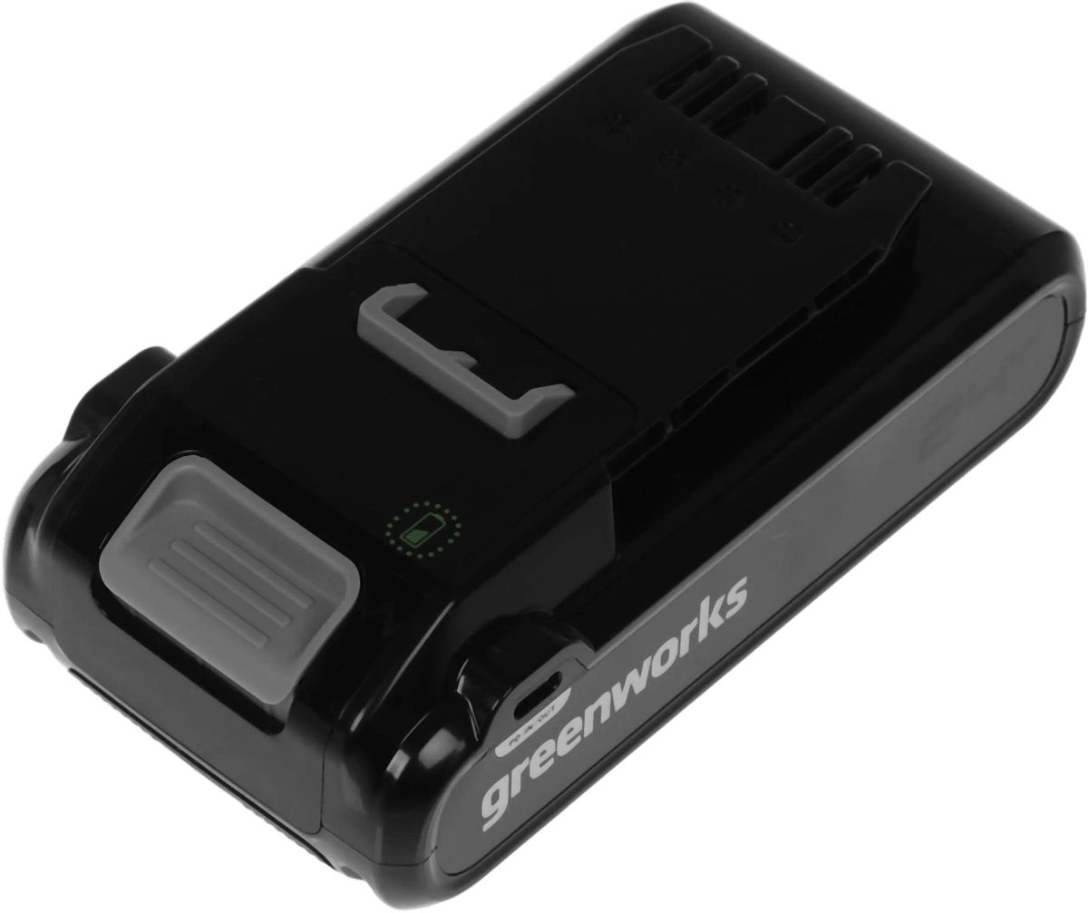 Батарея аккумуляторная  Greenworks G24B4+ с 2 USB-С разъёмами