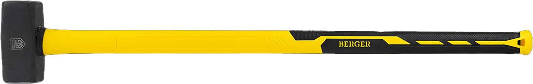 Кувалда Berger Кованая 4кг BG1520 (фиберглассовая рукоятка)