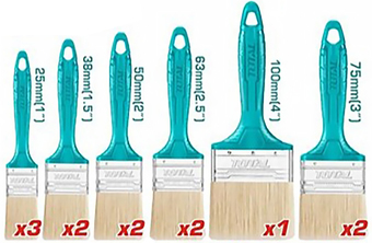 Кисть малярная Total THT84501201 (12шт)