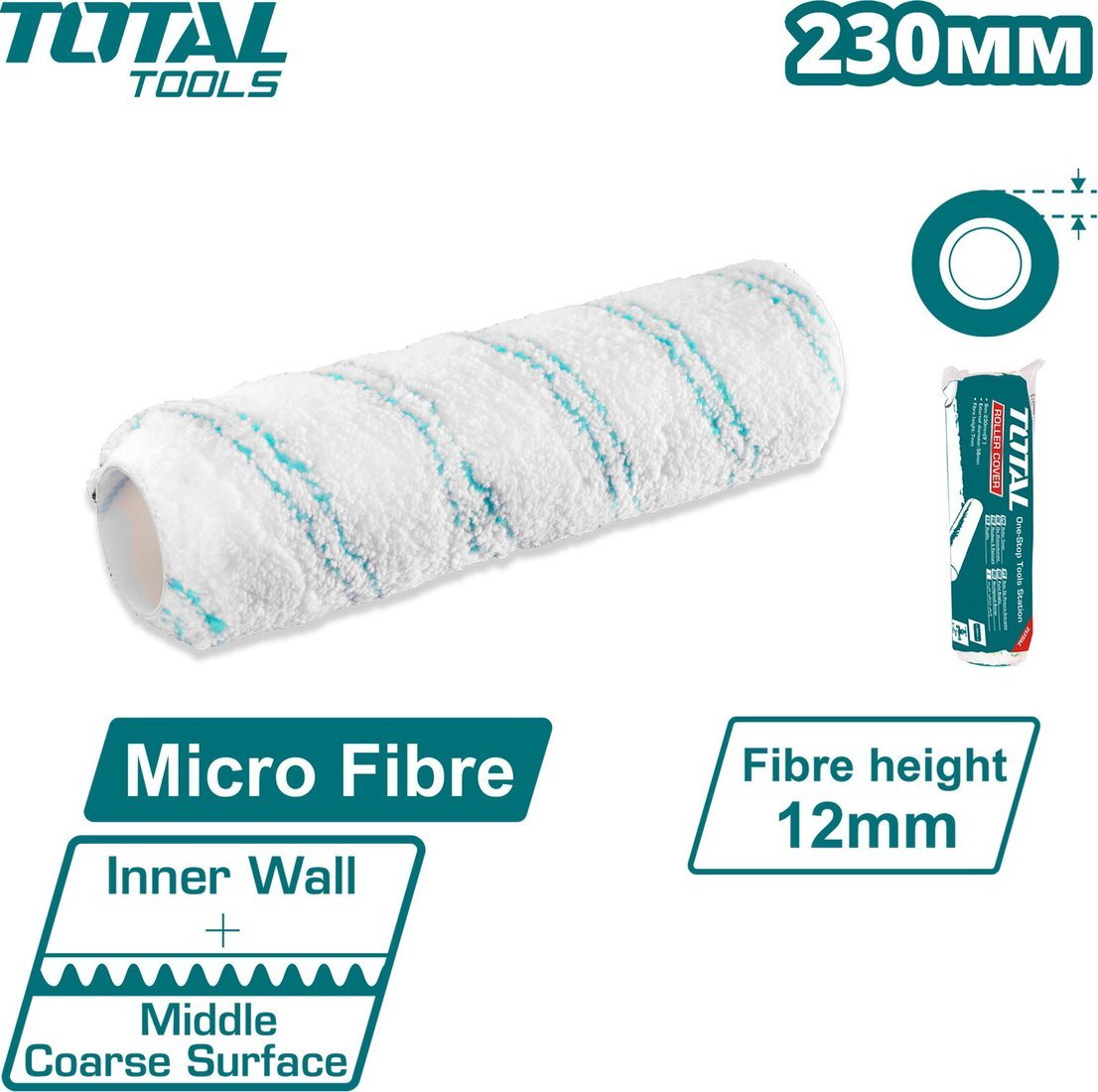 Валик малярный Total THT85951