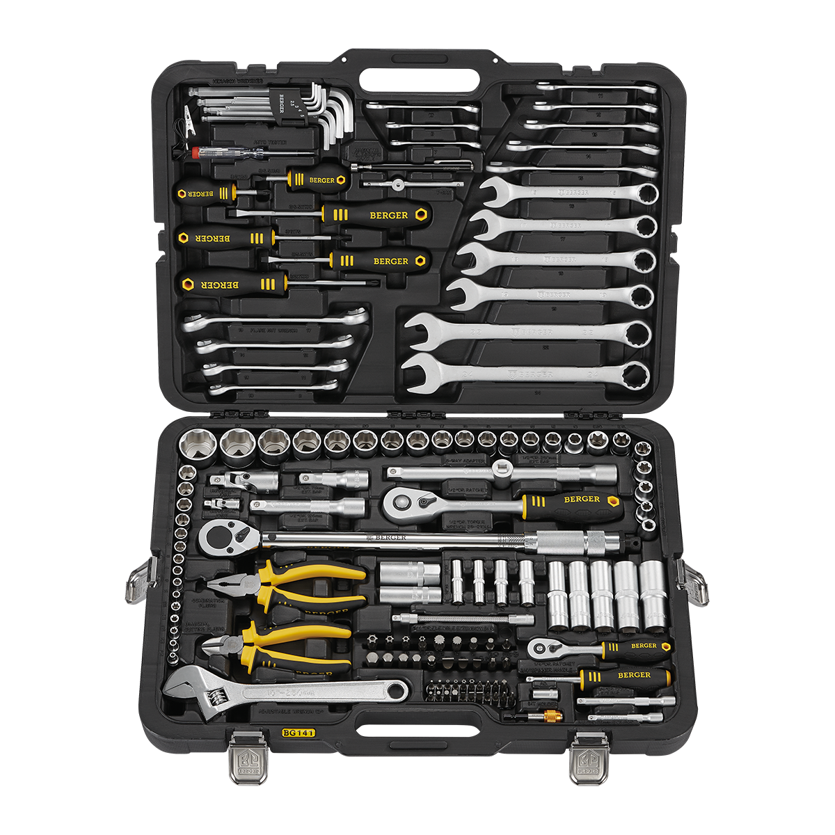 Универсальный набор инструментов Berger «КЁЛЬН» BG141-1214 (141 предмет)
