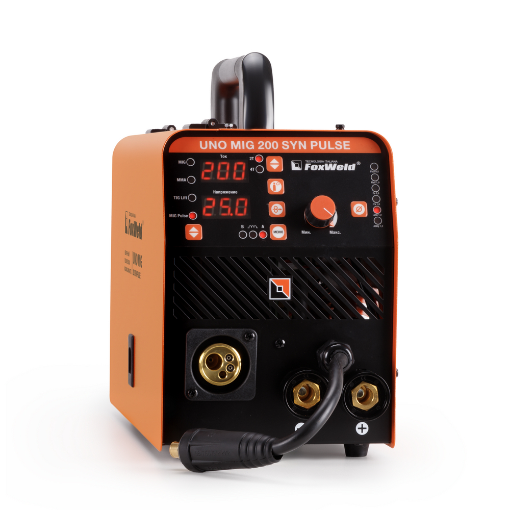 Сварочный полуавтомат FoxWeld UNO MIG 200 SYN PULSE