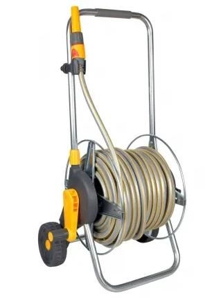 Тележка HoZelock 2436 металлическая сборная для шланга длиной 60м. 2436R0000