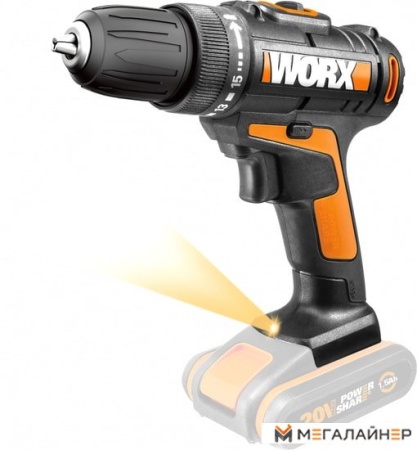 Дрель-шуруповерт Worx WX101.9 (без АКБ) купить в Минске с доставкой