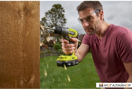 Дрель-шуруповерт Ryobi R18PD2-0 5133003815 (без АКБ) купить в Минске с доставкой