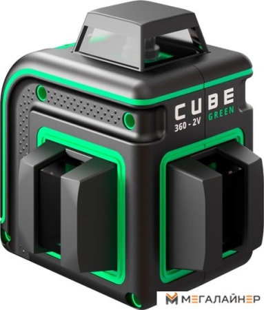 Купить Лазерный нивелир ADA Instruments Cube 360-2V Green Professional Edition А00571 в Минске с доставкой