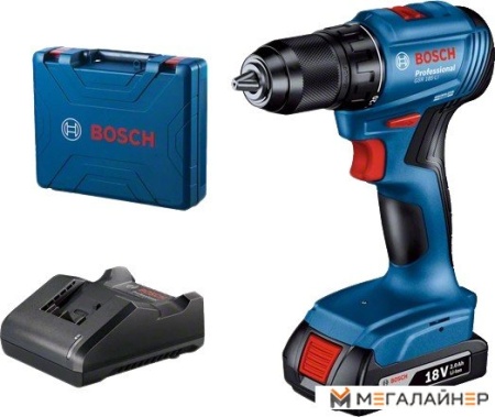 Дрель-шуруповерт Bosch GSR 185-LI Professional 06019K3001 (с 1-им АКБ, кейс) купить в Минске с доставкой