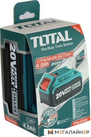 Аккумулятор Total TFBLI2002 (20В/4 Ah) купить в Минске с доставкой