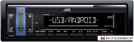 USB-магнитола JVC KD-X161