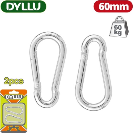 Карабин туристический Dyllu DTQL2K03 (2 шт) купить в Минске с доставкой