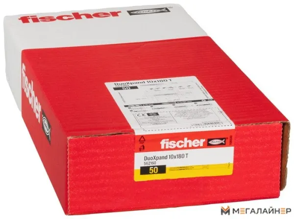 Дюбель фасадный Fischer DuoXpand 10x180 T 562160 (50 шт) купить в Минске с доставкой