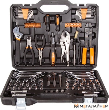 Универсальный набор инструментов Bort BTK-123 (123 предмета) купить в Минске с доставкой