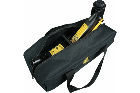 Домкрат подкатной гидравлический и сумка для хранения, 2т, 130-330 мм, BERGER BG1278