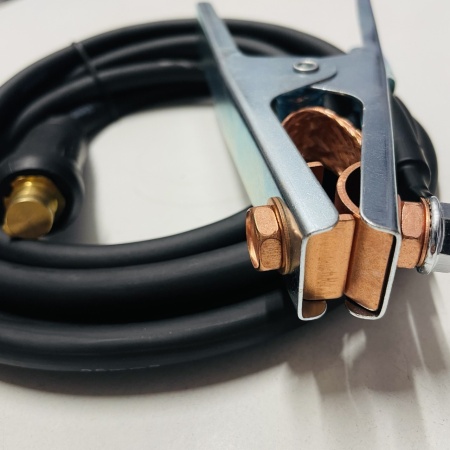 Зажим на массу Аврора 300А с кабелем КГ 1/25 CCA 3м (Track 35-50 MMQ)