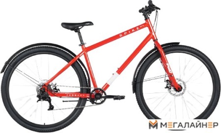 Велосипед Forward Spike 29 2023 (красный/белый)