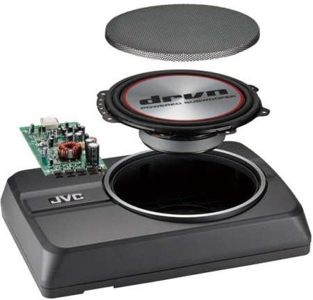 Корпусной активный сабвуфер JVC CW-DRA8