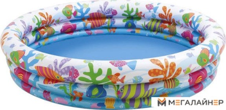Надувной бассейн Intex Рыбки 132х28 [59431]