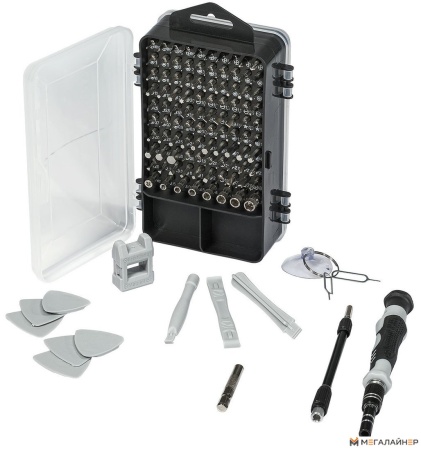 Набор отвертка с битами и головками Bort BTK-117 (117 предметов) купить в Минске с доставкой