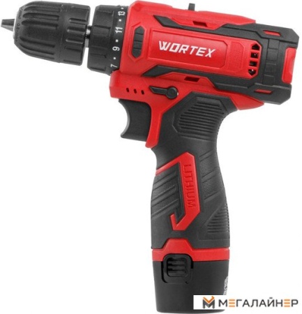Дрель-шуруповерт Wortex BD 1220 Li 1329356 (с 2-мя АКБ, кейс) купить в Минске с доставкой