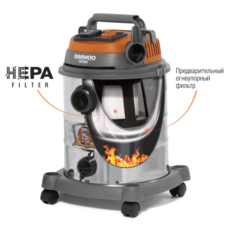 Пылесос Daewoo DAVC 2514S купить в Минске с доставкой