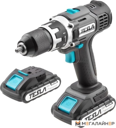 Дрель-шуруповерт Tesla TCD182DC (с 2-мя АКБ, кейс) купить в Минске с доставкой