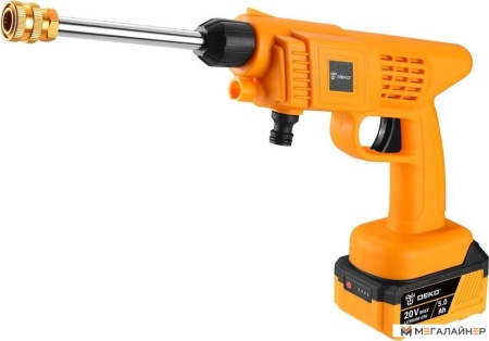 Deko DKLM40V + DKCW25 085-2025 (газонокосилка, мойка высокого давления, 2 АКБ) купить в Минске с доставкой