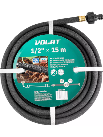 Шланг поливочный сочащийся 1/2" 15м ВОЛАТ 54012-15