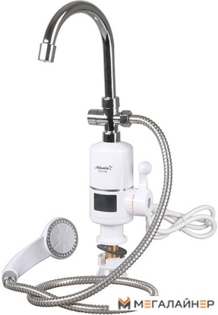 Проточный электрический водонагреватель кран+душ Atlanta ATH-7423 купить в Минске с доставкой