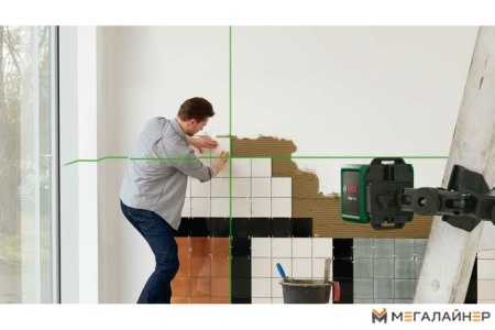 Купить Лазерный нивелир Bosch Quigo Green 0603663C03 (штатив, батарейки) в Минске с доставкой