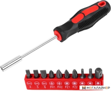 Набор отвертка с битами Deko BS11-2 (11 предметов) купить в Минске с доставкой