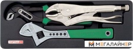 Набор пассатижей Toptul GBAT0303 3 предмета купить в Минске с доставкой